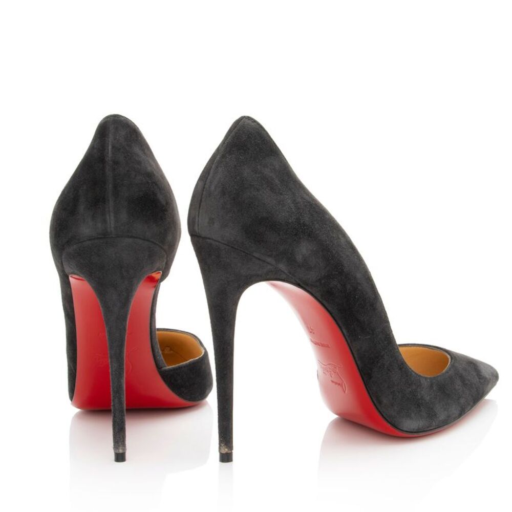 Christian Louboutin Suede Iriza d'Orsay Pumps - Size 11 / 41 - Picture 3 of 7